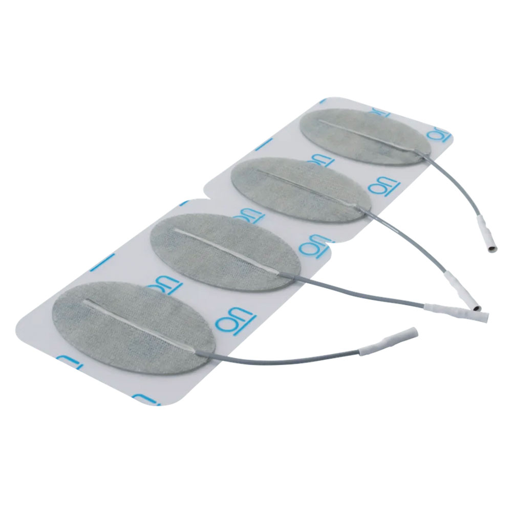 Chattanooga® Dura-Stick Premium 1.5 x 2.5 in. Oval Electrodes 4pk | Case of 10 (PN 42172) - Image 1