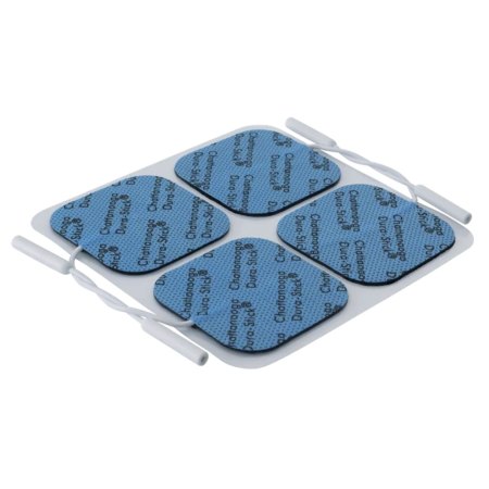 Chattanooga® Dura-Stick Premium 2” Square Blue Gel Electrodes 4pk | Case of 10 (PN 42176)