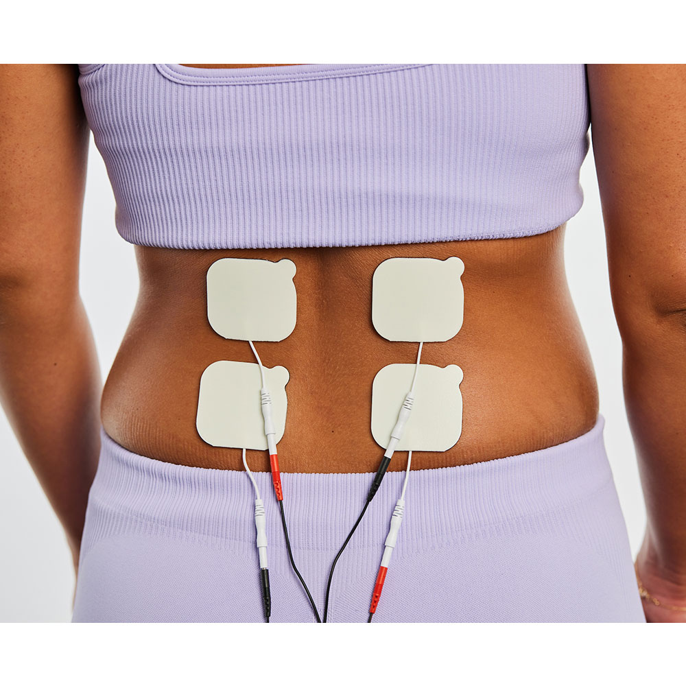 UltraStick 2 x 2 in. Square White Foam Top Electrodes 4pk | Case of 10 (PN 970041) - Image 2