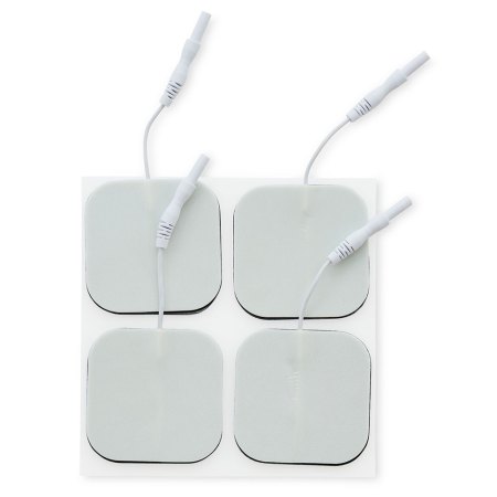 UltraStick 2 x 2 in. Square White Foam Top Electrodes 4pk | Case of 10 (PN 970041)