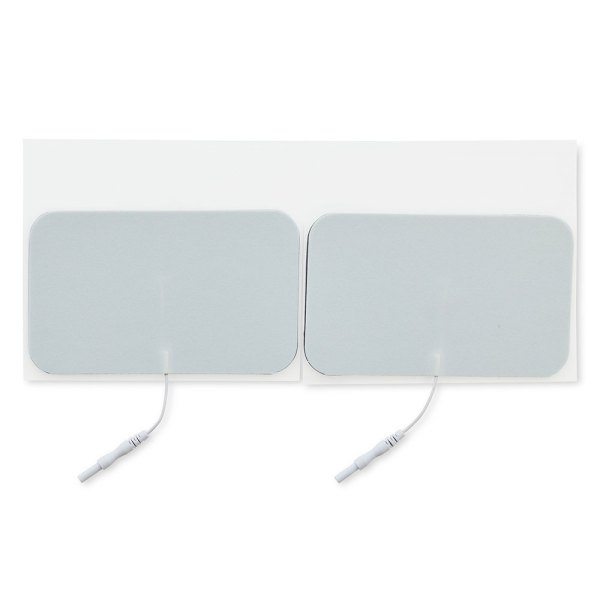 UltraStick 3 x 5 in. Round White Foam Top Electrodes 2pk | Case of 10 (PN 970045) - Image 1