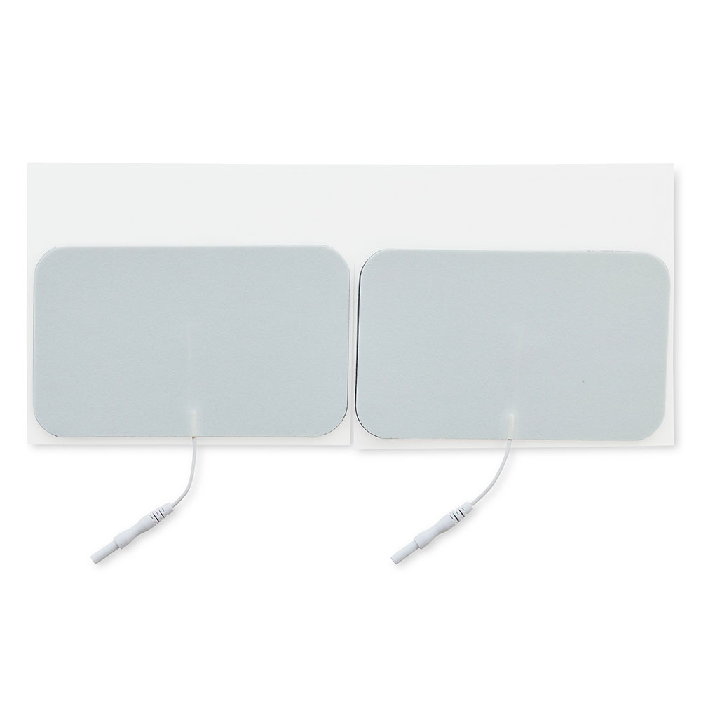 UltraStick 3 x 5 in. Round White Foam Top Electrodes 2pk | Case of 10 (PN 970045) - Image 1