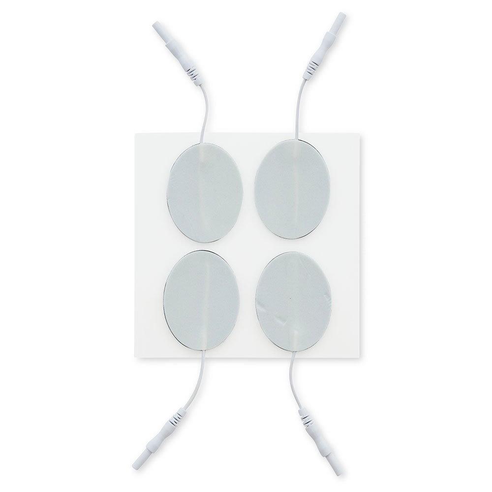 UltraStick 1.5 x 2 in. Oval White Foam Top Electrodes 4pk | Case of 10 (PN 970048) - Image 1