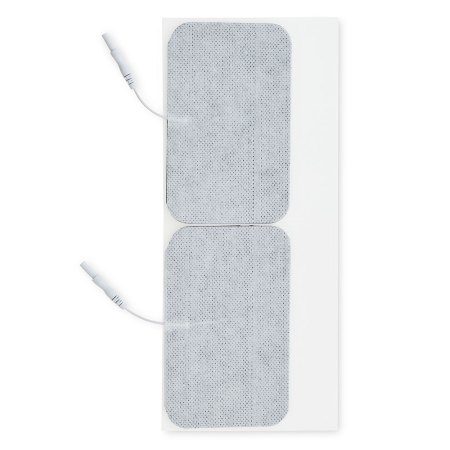 UltraStick 3 x 5 in. Round White Fabric Top Electrodes 2pk | Case of 10 (PN 980045)