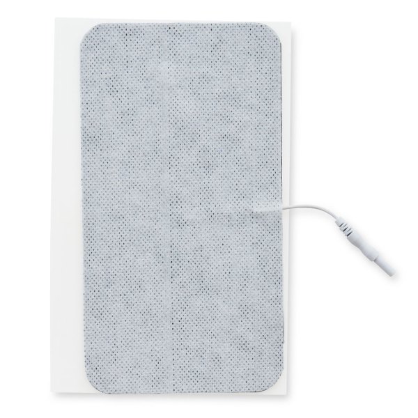 UltraStick 4 x 7 in. Round White Fabric Top Electrodes 1pk | Case of 10 (PN 980046) - Image 1